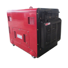 Venta ocupado CE ISO 3 FASE Silent 10hp Generador diesel Conjunto de copia de seguridad de 7kw